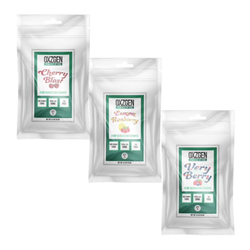 Assortment CBD Gummies 5 CT (3 Pack)