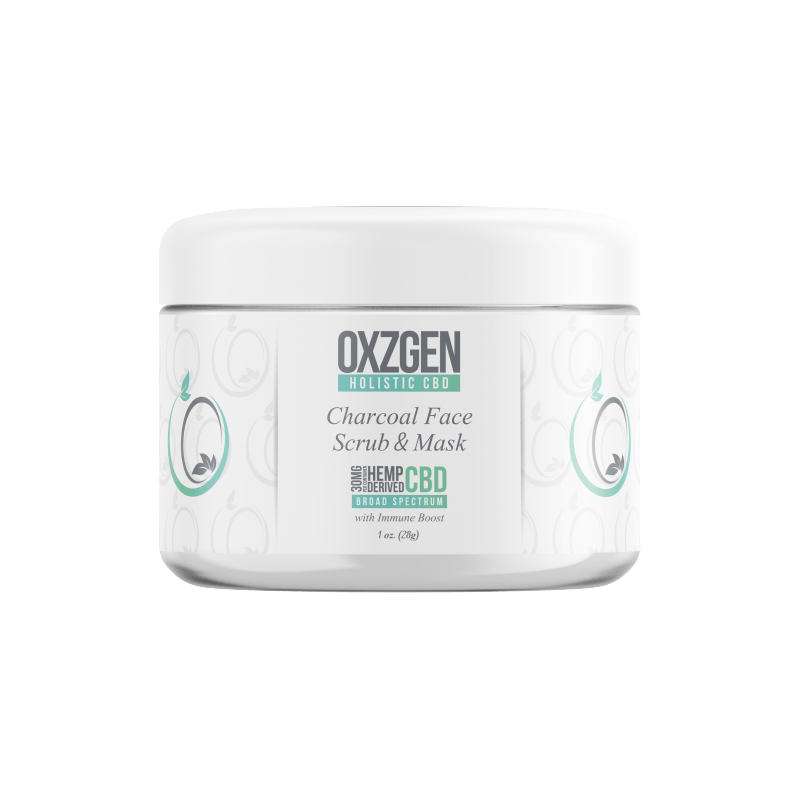 CBD Charcoal Face Scrub & Mask