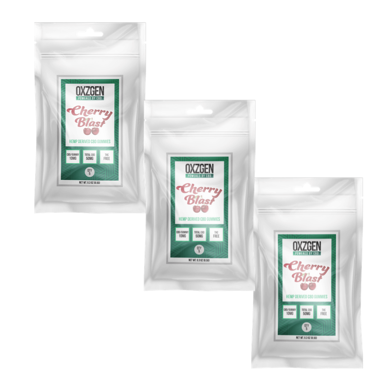 Cherry Blast CBD Gummies 5 CT (3 Pack)