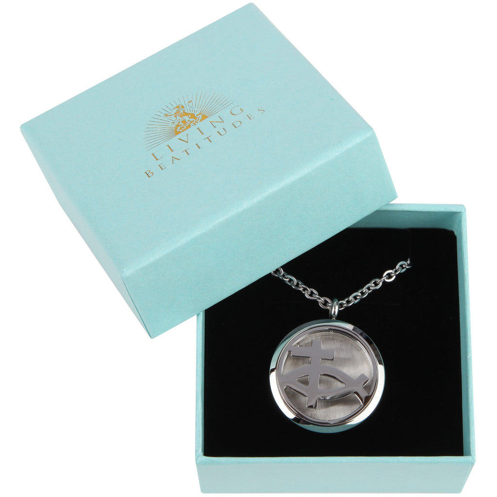 Christian Fish Aromatherapy Essential Oil Diffuser Necklace