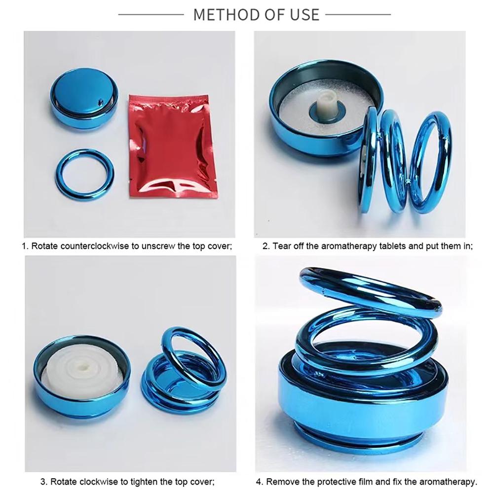 Aromatherapy Double Ring Car Air Freshner