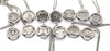 Aromatherapy Essential Oil Diffuser Necklace for Sports Fans with 20" & 24" Chains and 10 Color Pads
